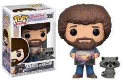FUNKO POP! - Bob Ross - Bob Ross Und Raccoon Figur